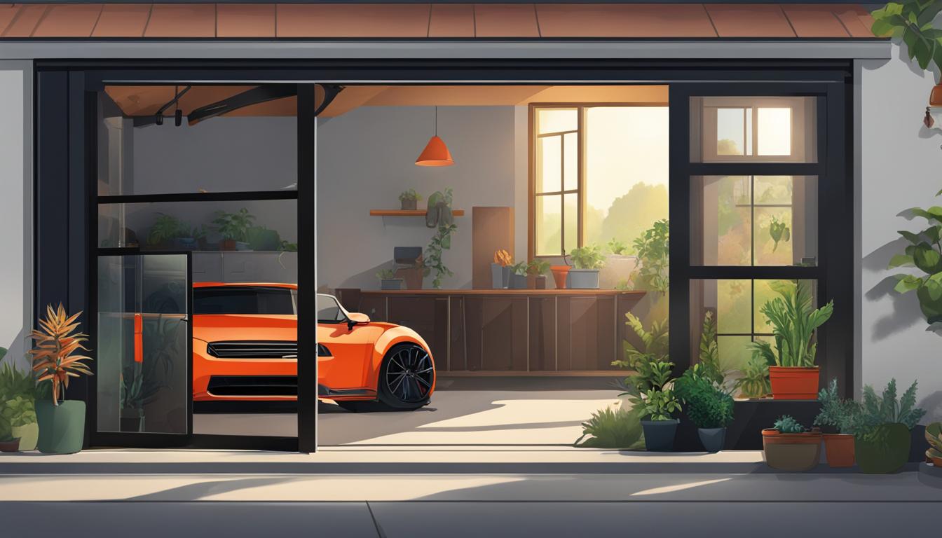 garagepoort vervangen door raam